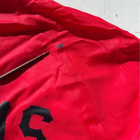 Men's VTG Twins 10 Jacket Red 1981 Embroidery M Lined 80s Snap MLB USA Windbreak - Picture 15 of 15